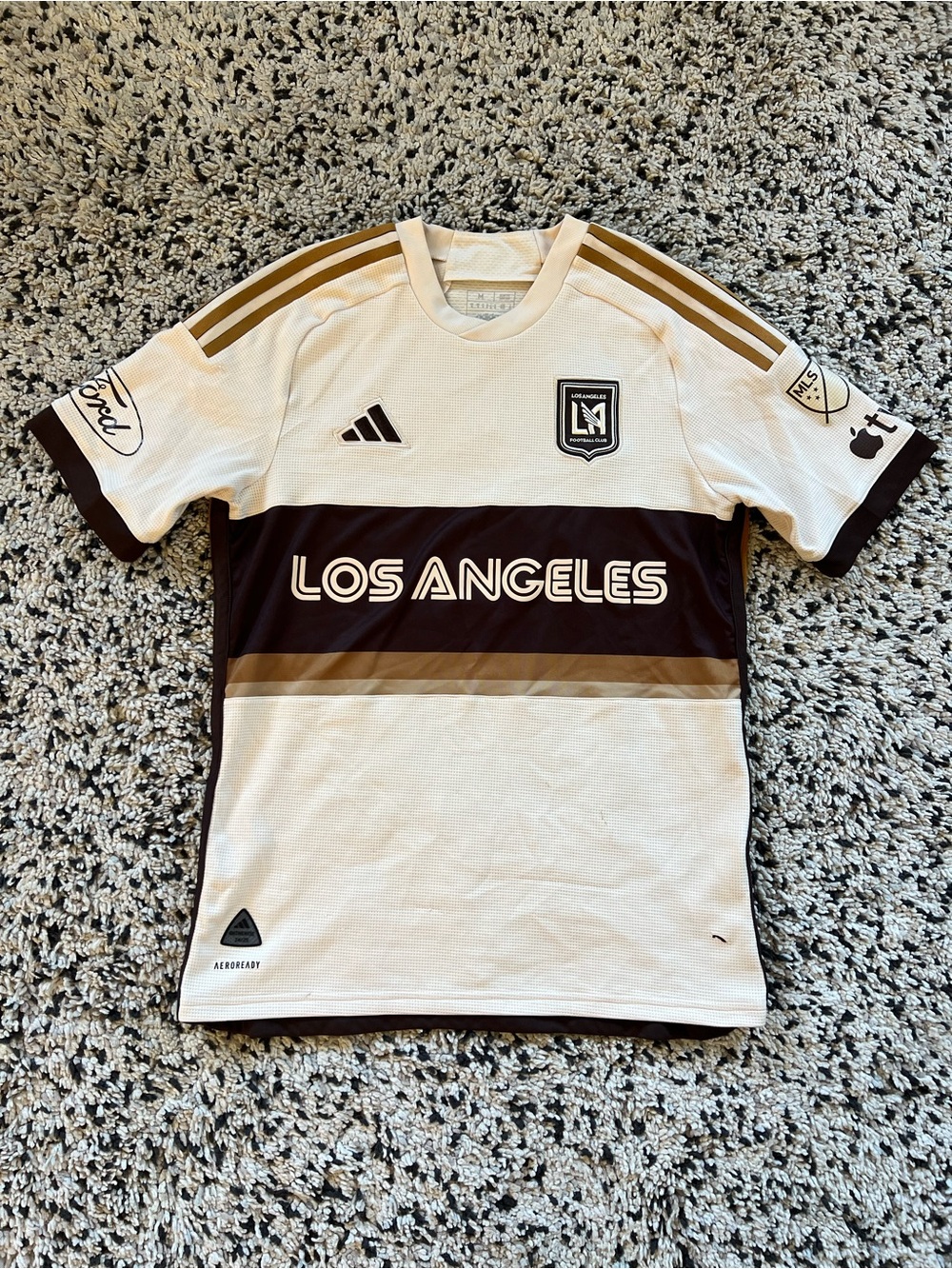 Adidas Los Angeles FC LAFC 24/25 Authentic Third Jersey Carols Vela 10 Medium